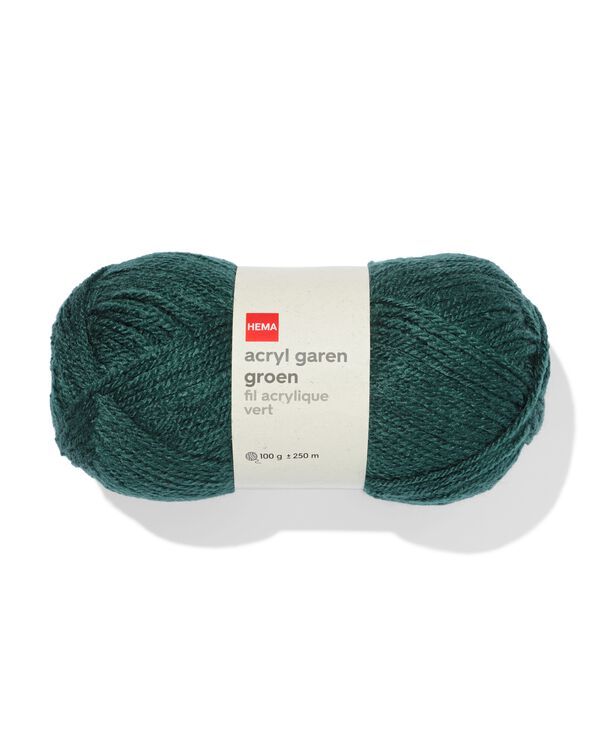 fil acrylique 100 g 250 m vert - 60702850 - HEMA
