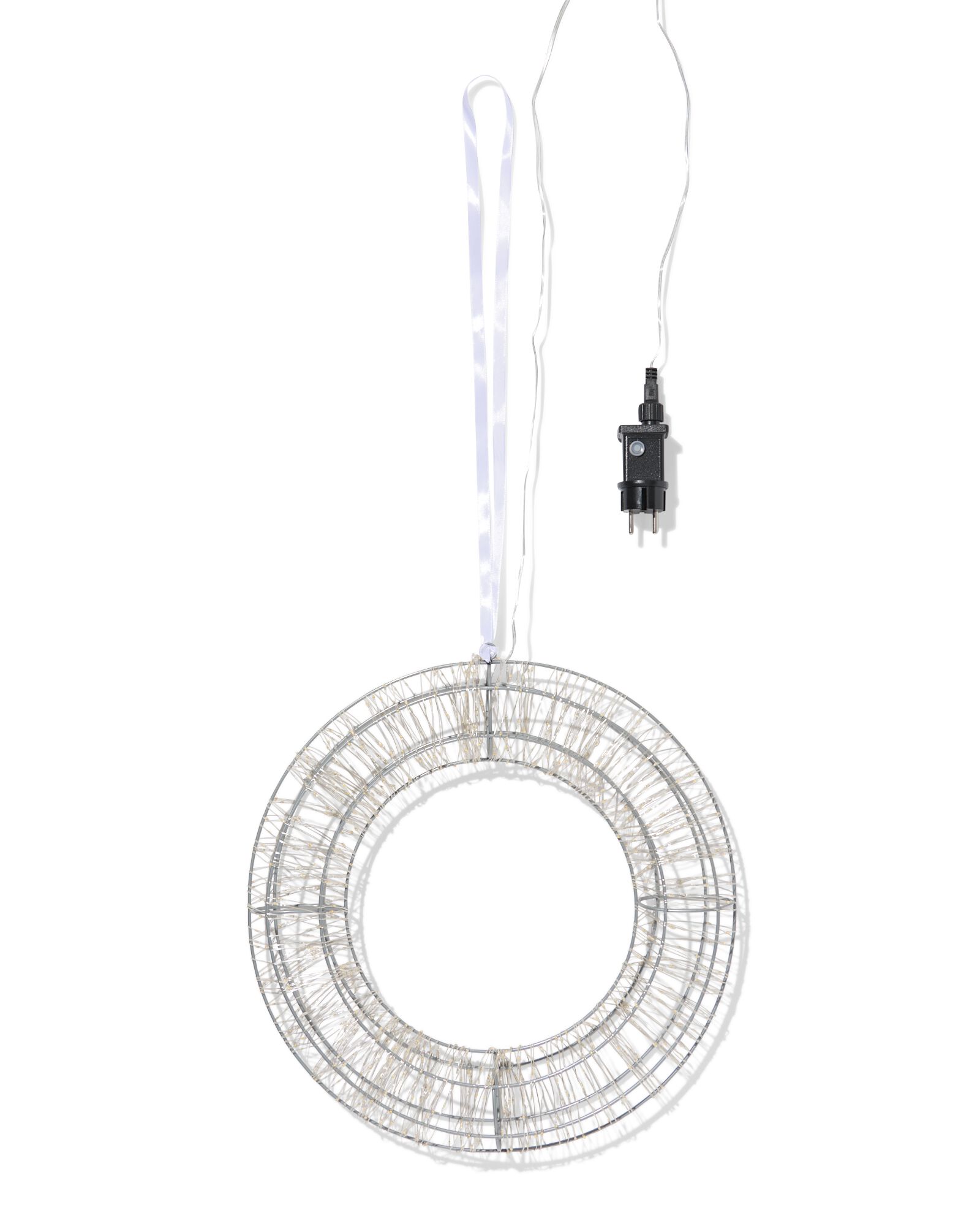 led donutkrans ⌀40x6cm voor binnen en buiten - 25500143 - HEMA