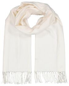 Damen-Schal, 200 x 58 cm, weiß, recycelt - 16450087 - HEMA