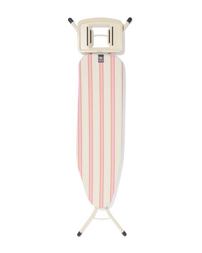Brabantia strijkplank A 110x30cm  voor strijkijzer strepen roze - 20500171 - HEMA