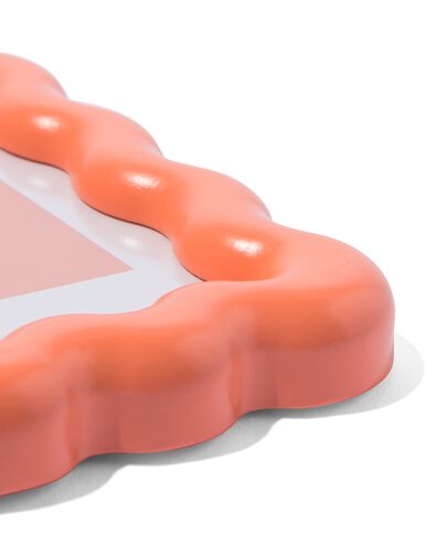 cadre photo 10x15 cm bois corail ondul&eacute; - 13640006 - HEMA