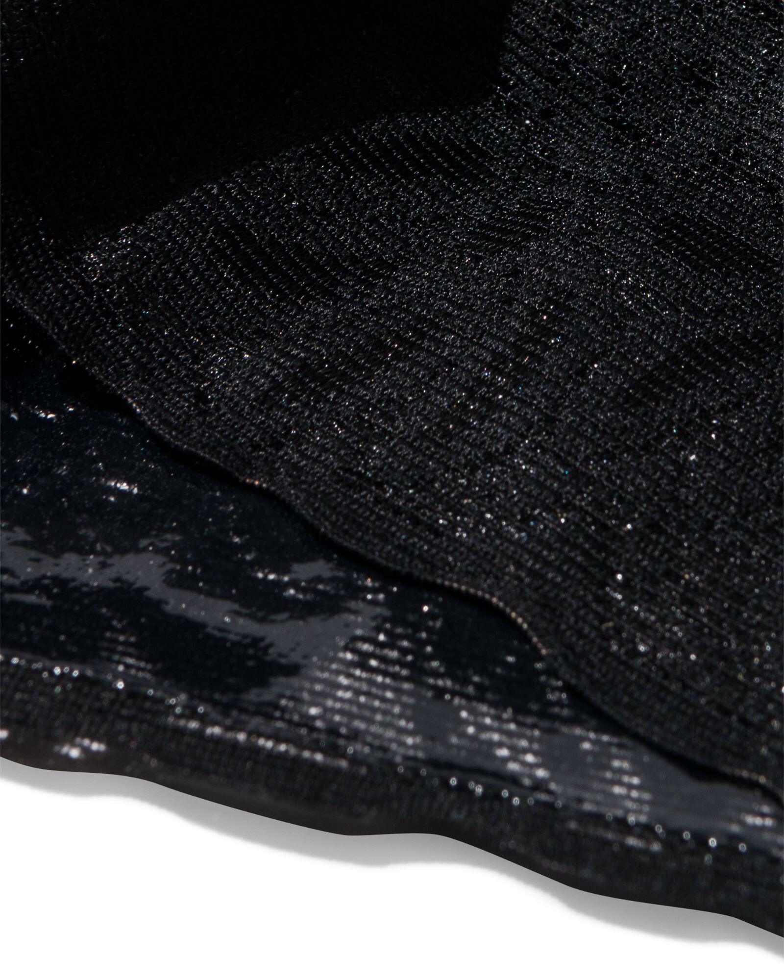 bas autofixants &agrave; bord en dentelle - mat - 15 deniers noir noir - 1000000955 - HEMA