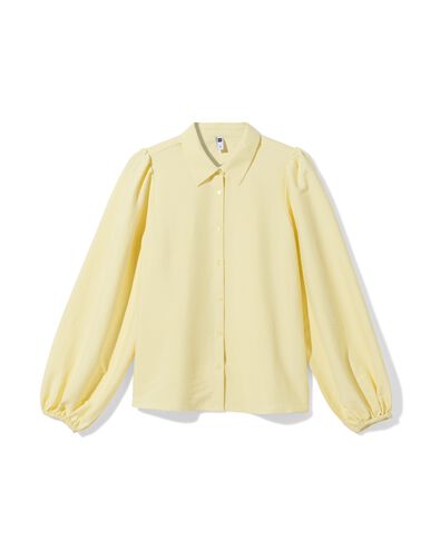 damesblouse Day geel geel - 36207460YELLOW - HEMA