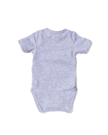 body bébé stretch gris chiné gris chiné - 1000011996 - HEMA