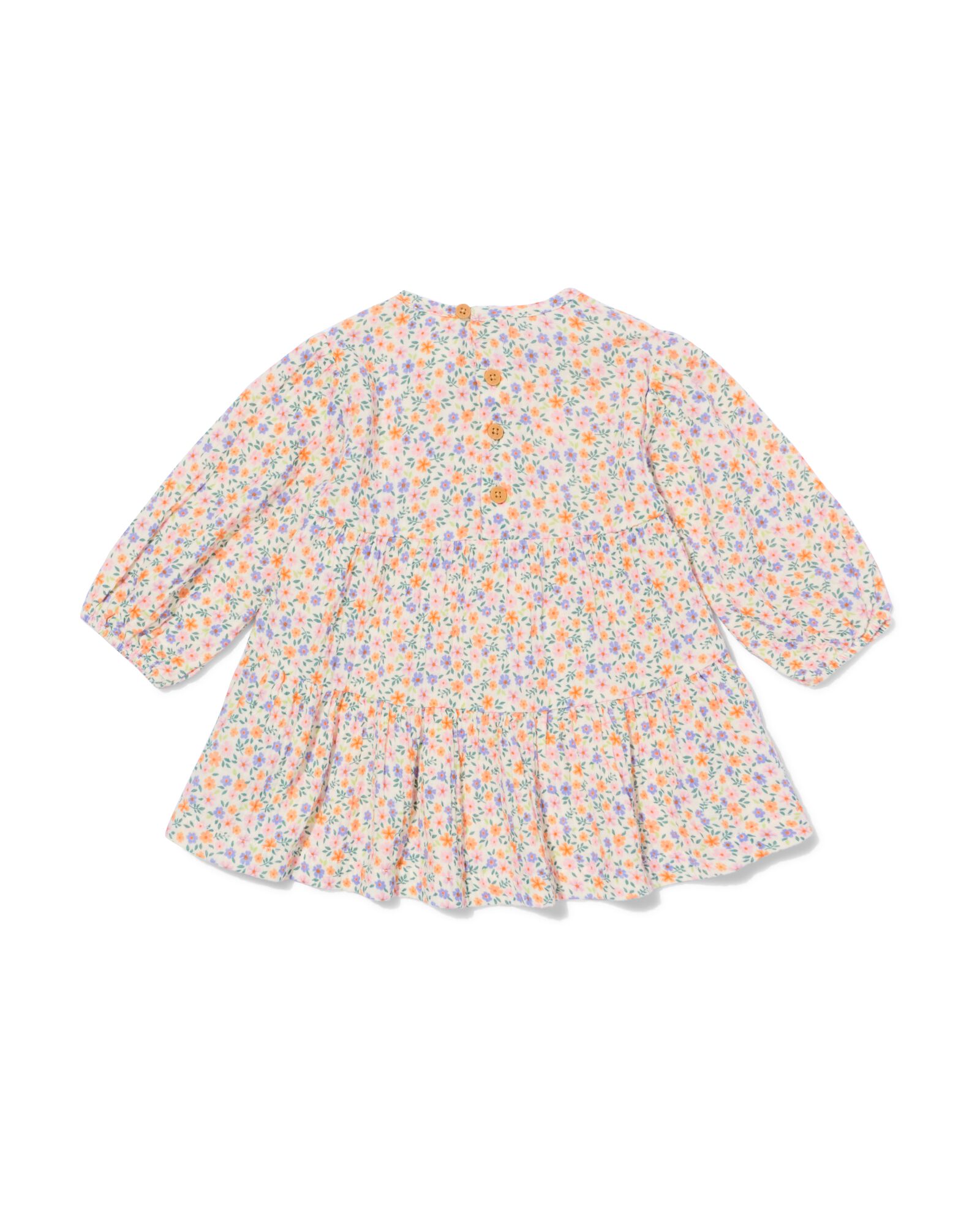 robe bébé mousseline fleurs blanc cassé - 33077860OFFWHITE - HEMA