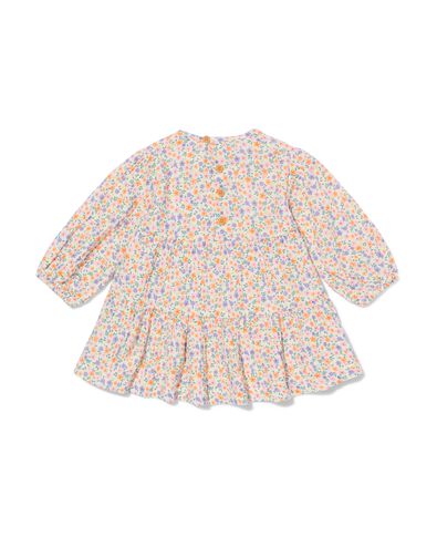 robe bébé mousseline fleurs blanc cassé - 33077860OFFWHITE - HEMA