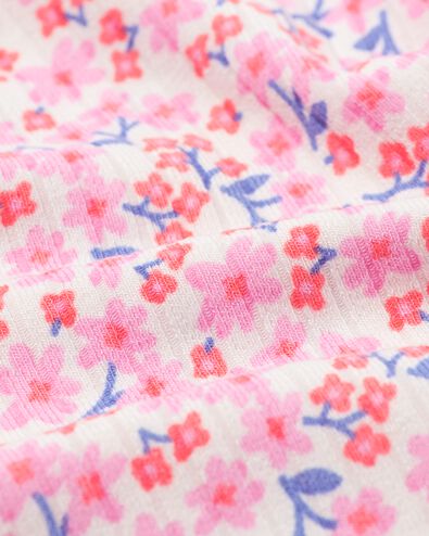 baby meegroei body LENZING&trade; ECOVERO&trade; rib bloemen multi multi - 33303860MULTI - HEMA