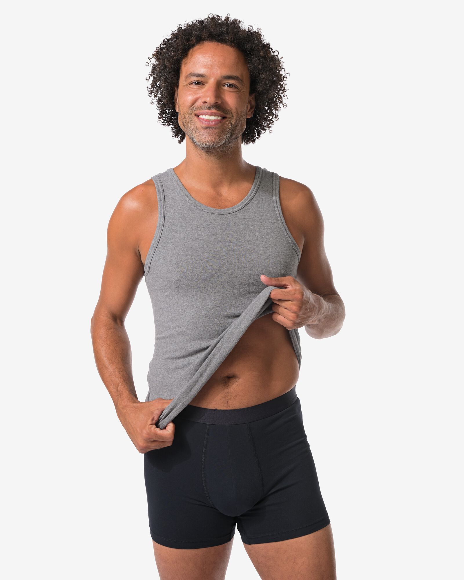 herenboxers - 3 stuks zwart zwart - 19145040BLACK - HEMA
