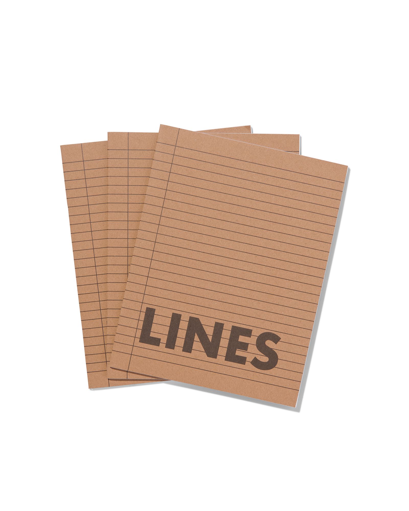 3-pak schriften A5 gelinieerd - 14170060 - HEMA