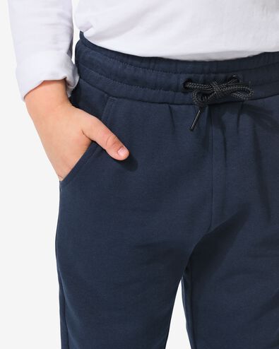 kinder sweatbroek donkerblauw donkerblauw - 30747054DARKBLUE - HEMA