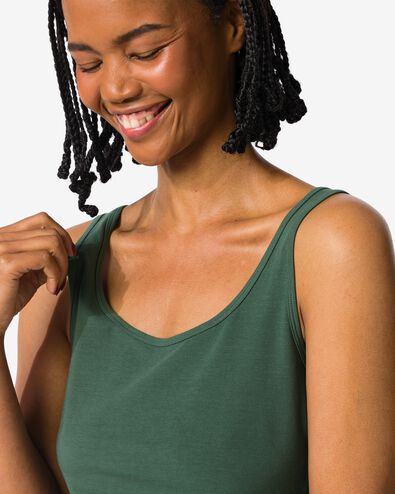 d&eacute;bardeur coton femme vert fonc&eacute; vert fonc&eacute; - 19681424DARKGREEN - HEMA