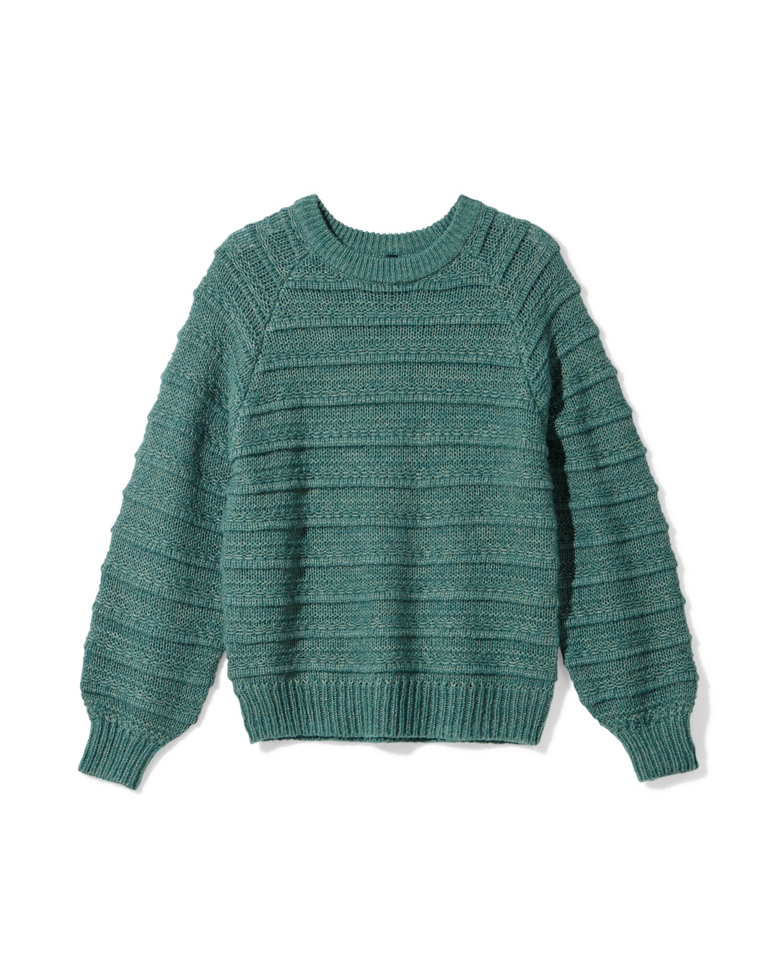 Pull femme Hella c&ocirc;tel&eacute; vert vert - 36204440GREEN - HEMA
