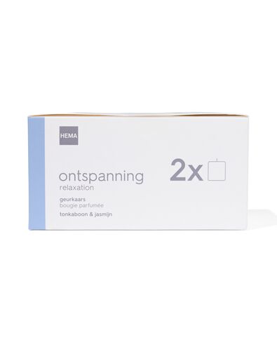 bougie parfum&eacute;e XS relaxation - lot de 2 - 13507500 - HEMA