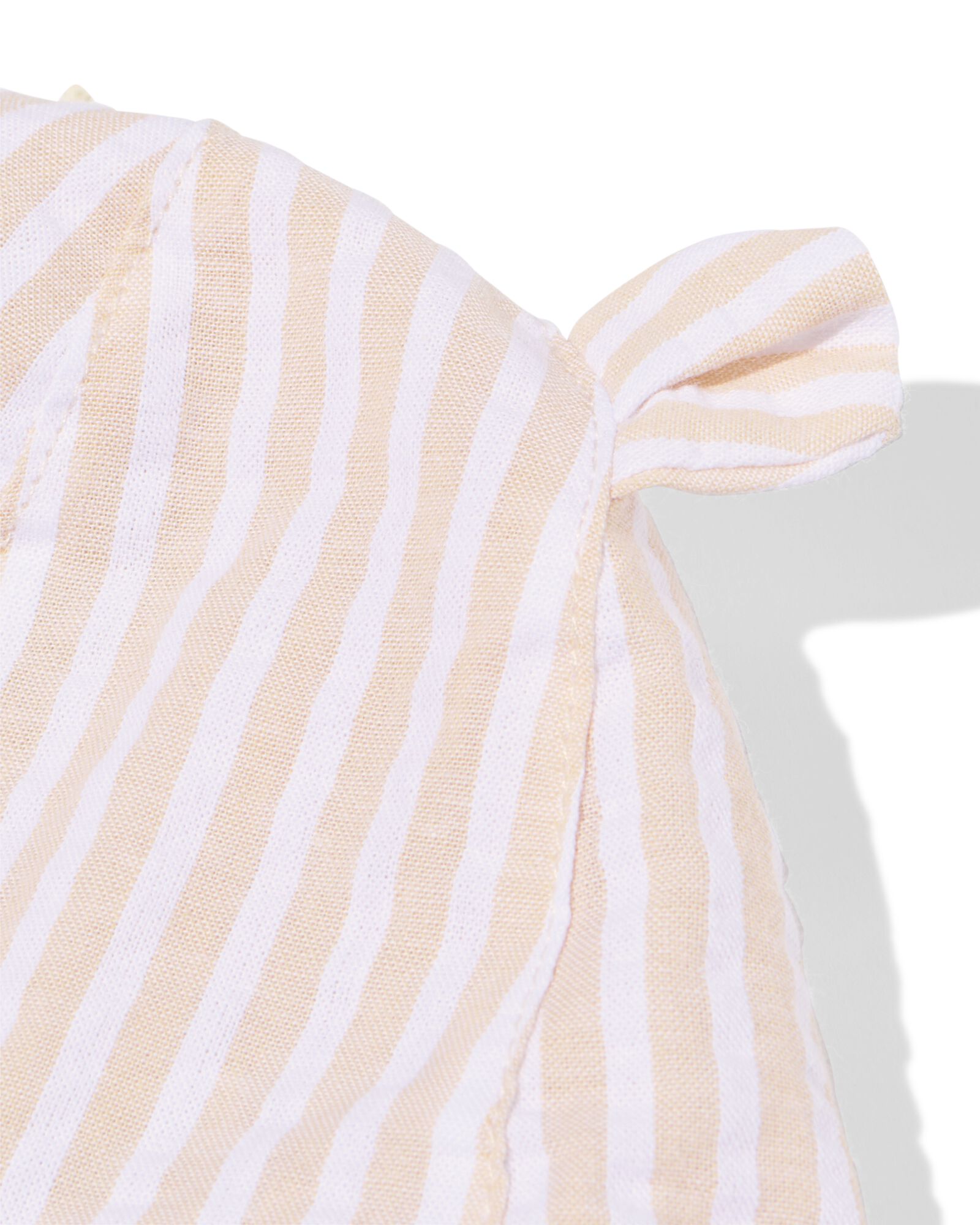 bonnet b&eacute;b&eacute; seersucker rayures beige beige - 33200550BEIGE - HEMA