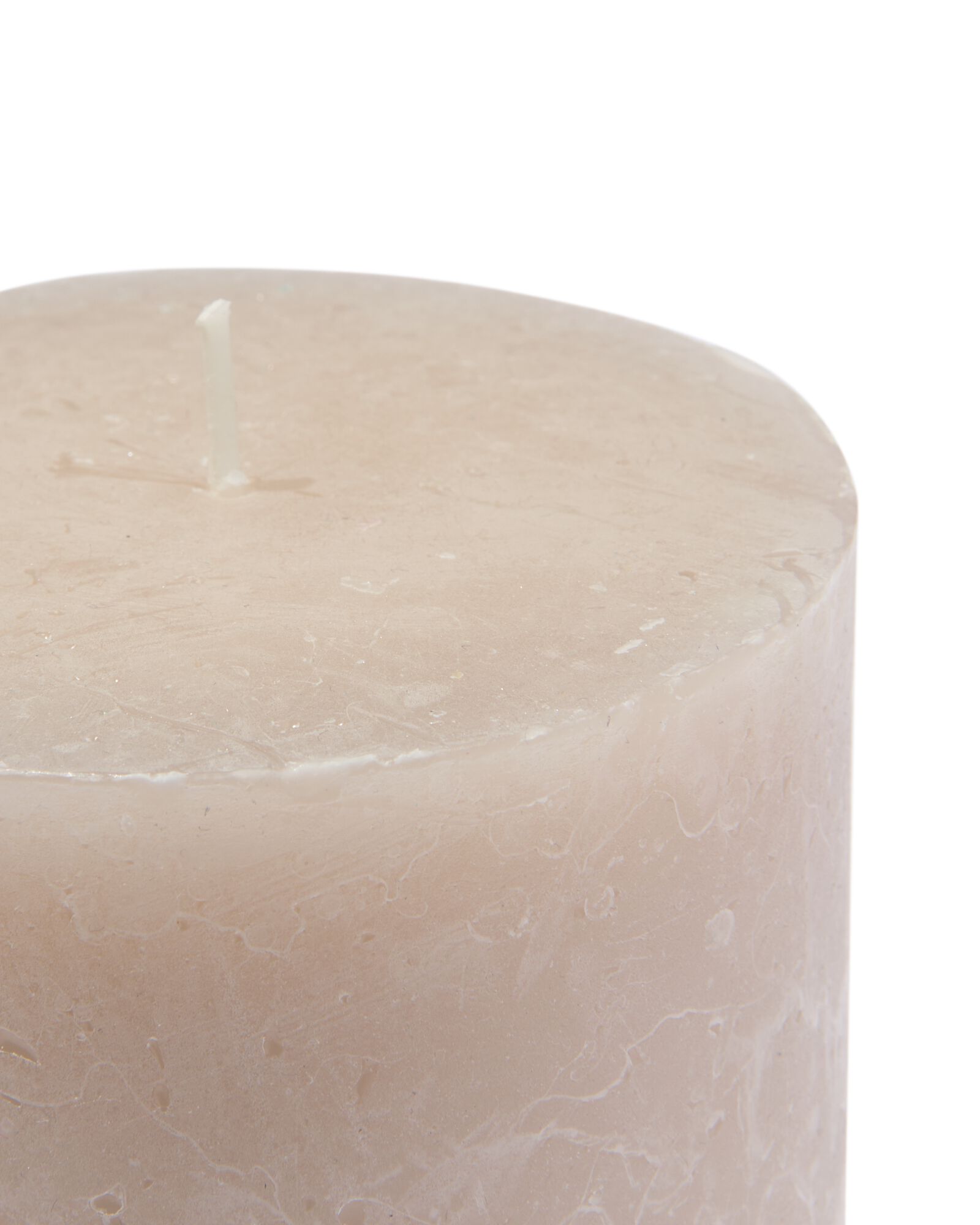 bougies rustiques naturel 10 x 10 - 13503017 - HEMA