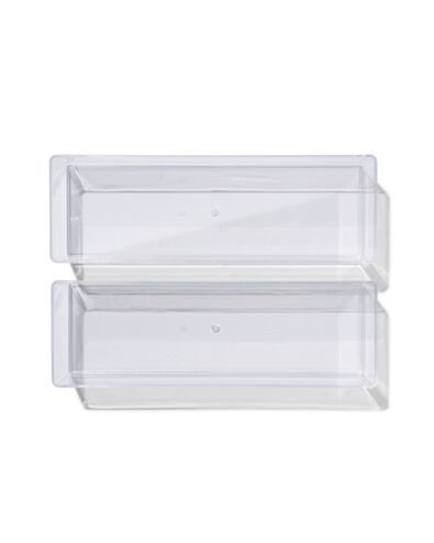 bakje transparant M - 2 stuks - 39822141 - HEMA