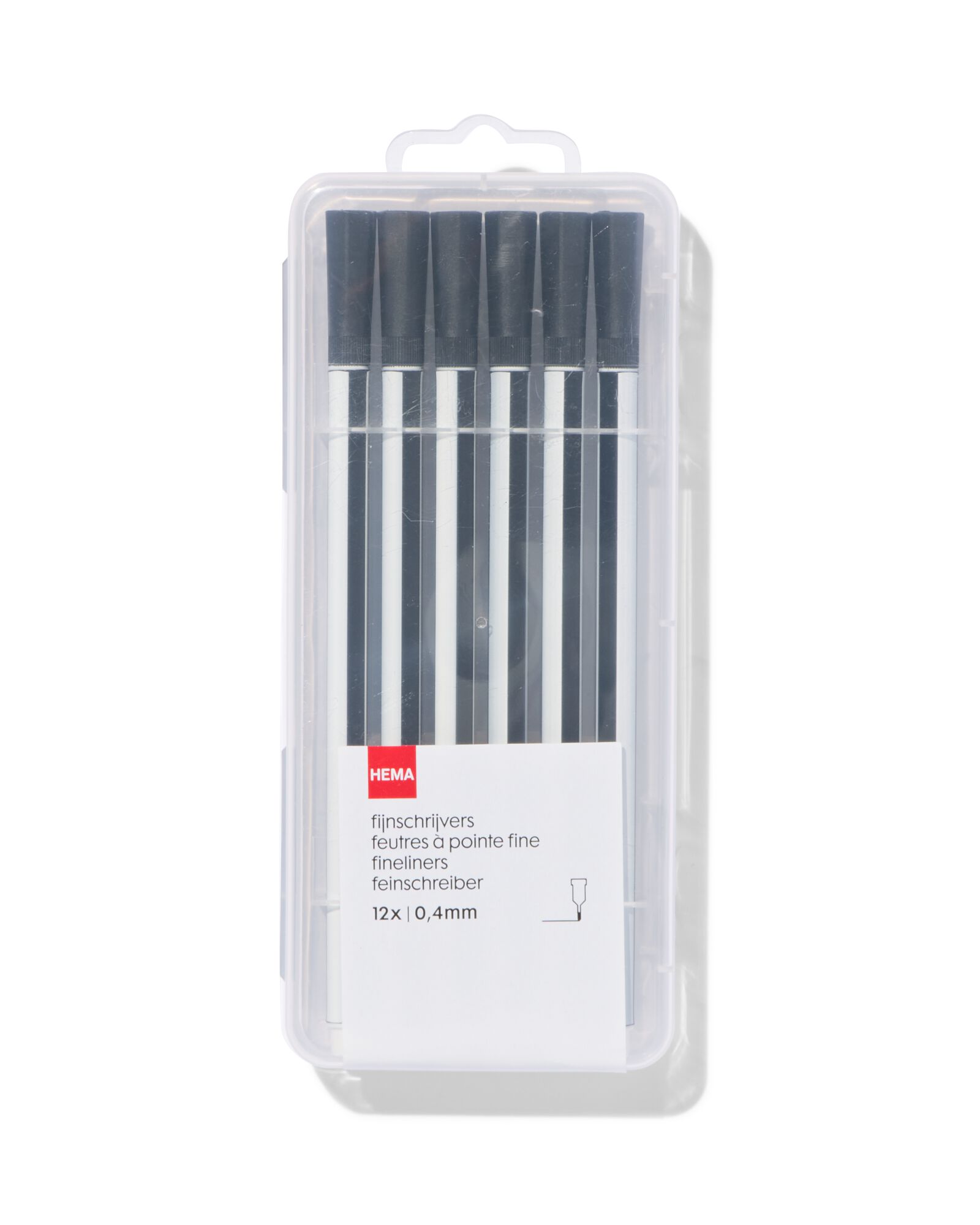 12 feutres pointe fine - 14420030 - HEMA