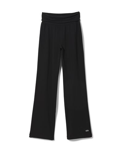 dames yogabroek zwart zwart - 1000030597 - HEMA