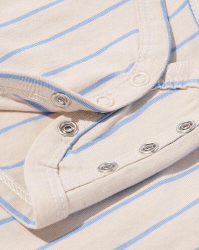 body crois&eacute; &eacute;volutif nouveau-n&eacute; rayures &eacute;cru &eacute;cru - 33439720ECRU - HEMA