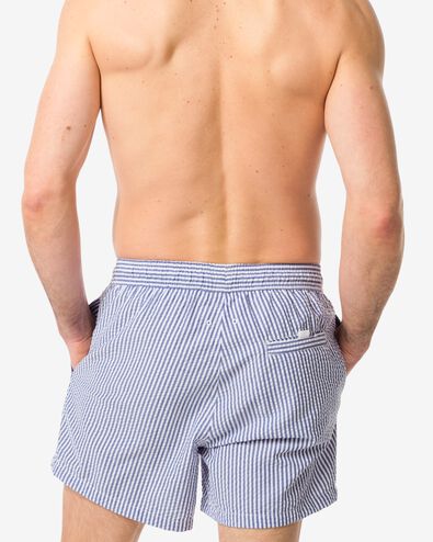 maillot de bain homme rayures bleu - 22180010BLUE - HEMA