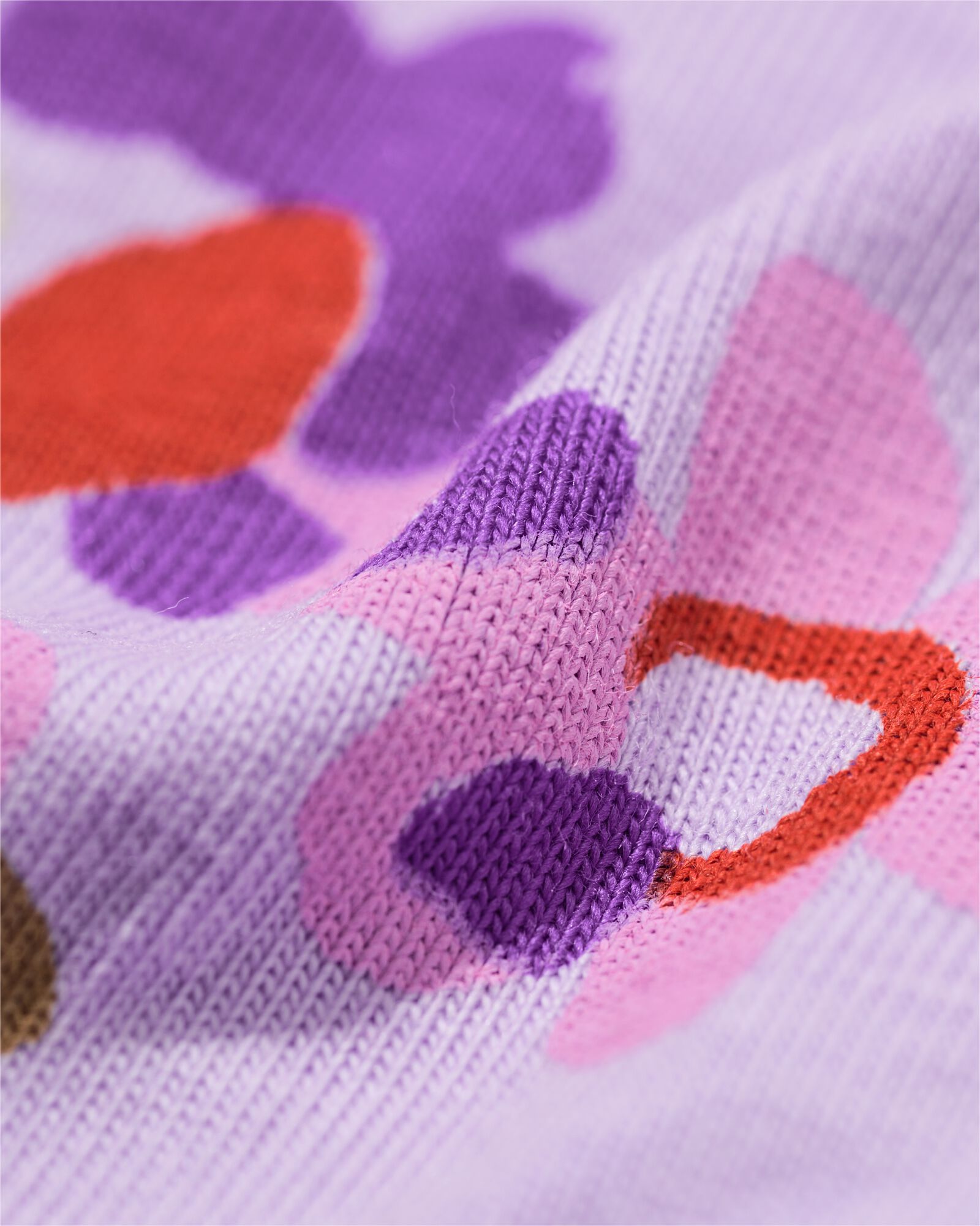 body extensible fleurs violet - 33300550PURPLE - HEMA