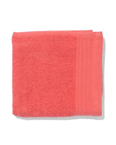 essuie-mains 50x50 coton corail - 5450043 - HEMA