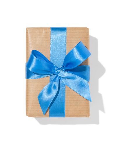 ruban cadeau 3 m bleu - 3 pi&egrave;ces - 14700667 - HEMA