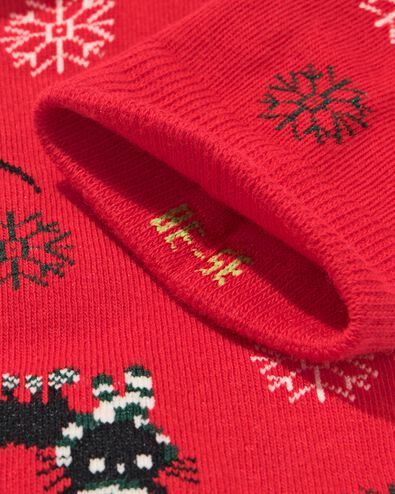 Takkie sokken voor volwassenen rood - 4266555RED - HEMA
