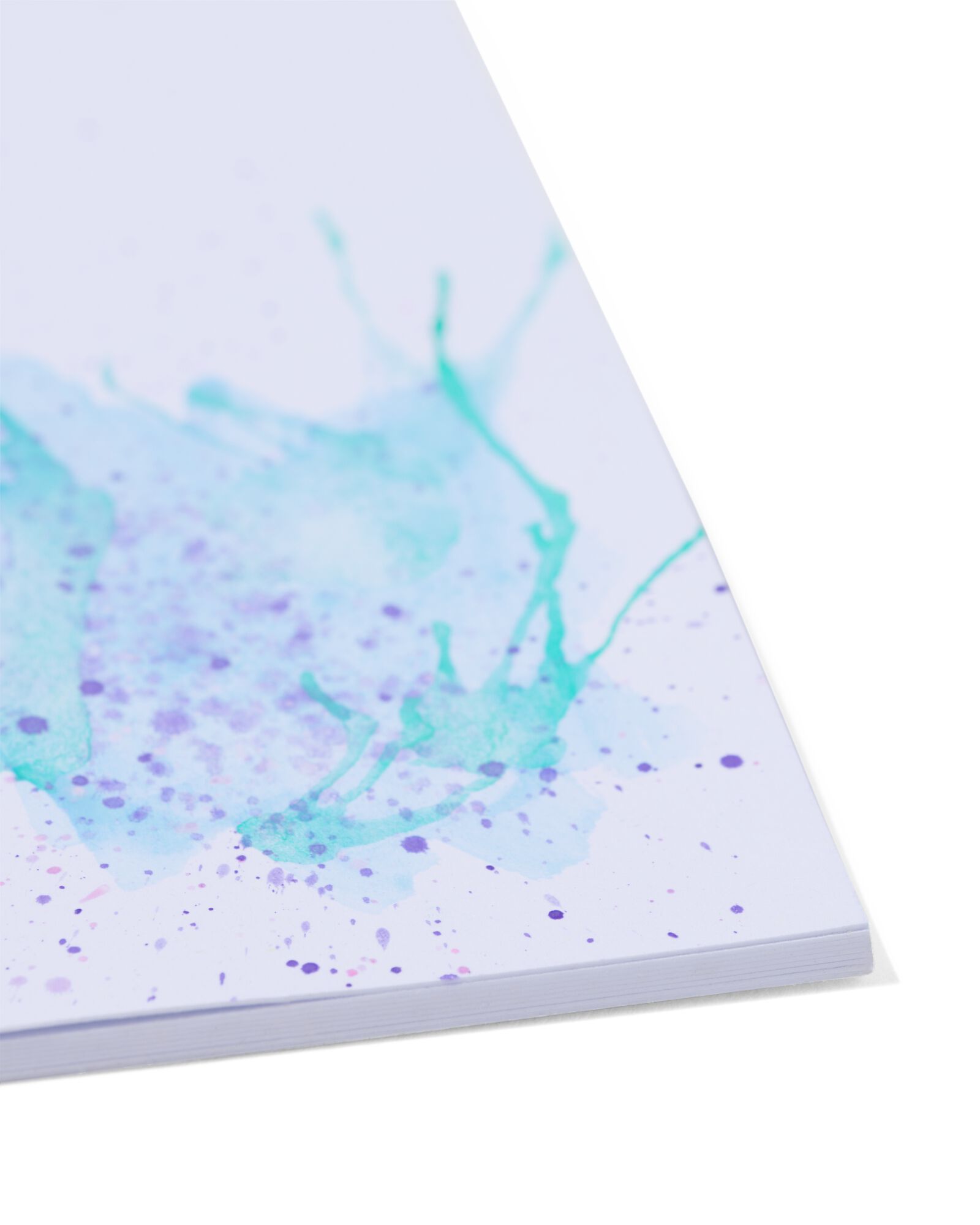 kaarten van aquarelpapier A6 - 60720189 - HEMA