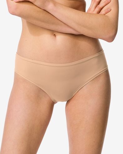 hipster femme cheeky microfibre beige beige - 21900550BEIGE - HEMA