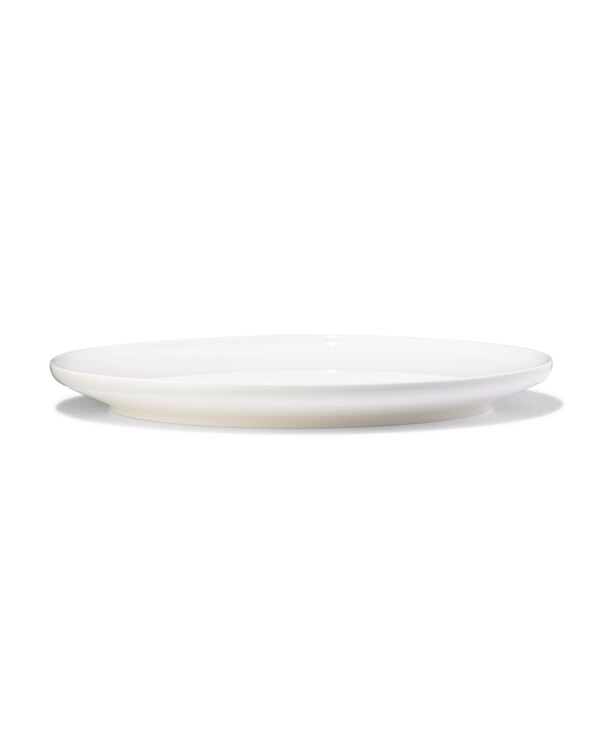 assiette plate ⌀26,5cm Knap new bone china blanche - 9650300 - HEMA