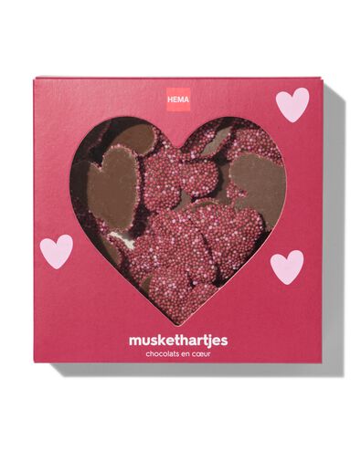 Schokoherzen mit Zuckerperlen, 150 g - 24162202 - HEMA
