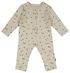 Newborn-Jumpsuit, Blätter ecru - 1000028733 - HEMA