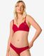 string femme second skin en micro rouge XL - 19610385 - HEMA
