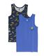 2er-Pack Kinder-Hemden, Baumwolle/Elasthan, Weltall dunkelblau 86/92 - 19280381 - HEMA