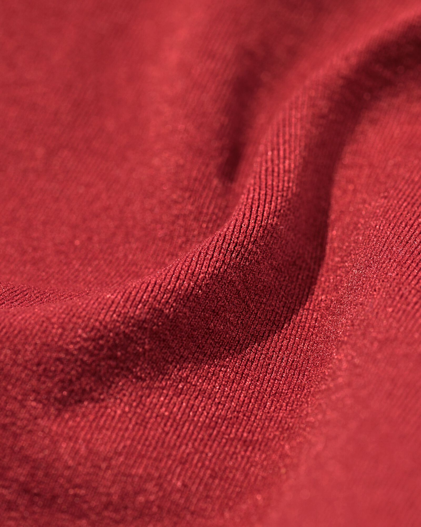 damesstring naadloos micro donkerrood - 19601634DARKRED - HEMA