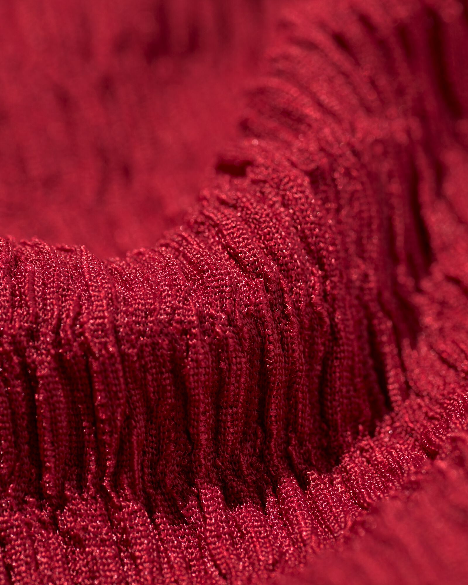 Damen-Shirt Dewi, Crinkle-Design rot - 36206160RED - HEMA