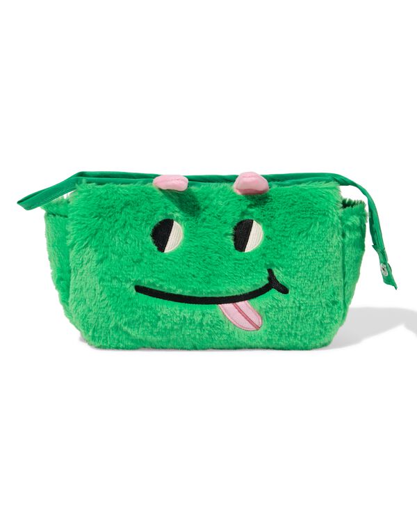 toilettas groen monster - 11890691 - HEMA