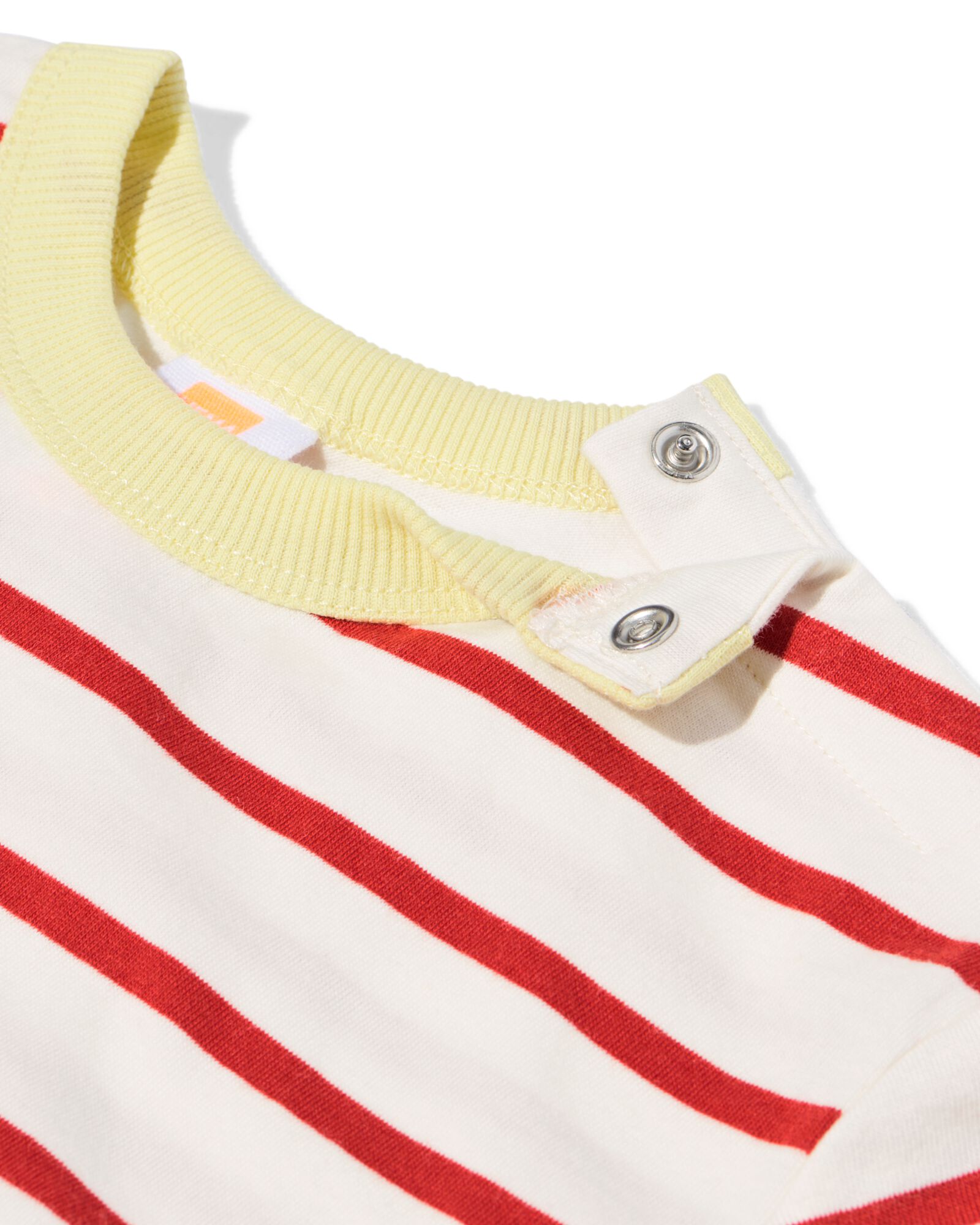 baby T-shirt jersey strepen rood rood - 33189270RED - HEMA