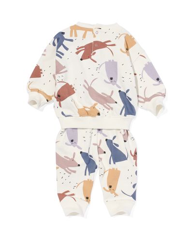 v&ecirc;tements b&eacute;b&eacute; ensemble sweat chien &eacute;cru &eacute;cru - 33190040ECRU - HEMA