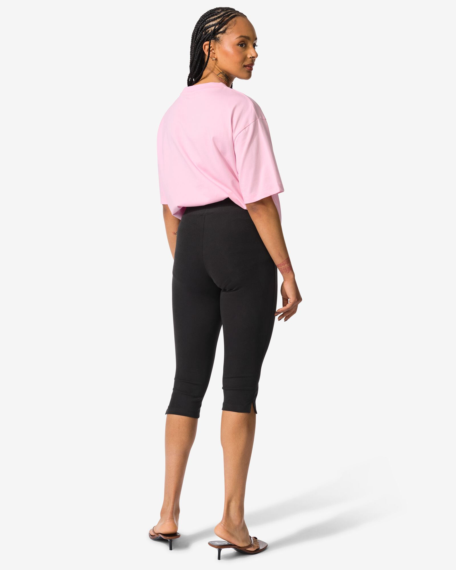 legging capri Nolan femme noir - 36259480BLACK - HEMA