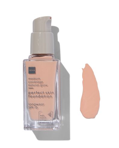perfect skin foundation SPF15 02 ivory rose - 11290352 - HEMA