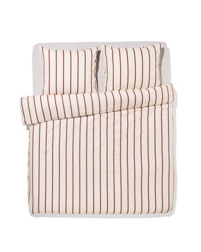 Bettbezug 240 &times; 200/220 cm, weiche Baumwolle, gestreift - 5700230 - HEMA