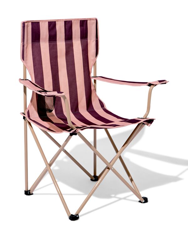 chaise pliante pour adultes rayures - 41800276 - HEMA