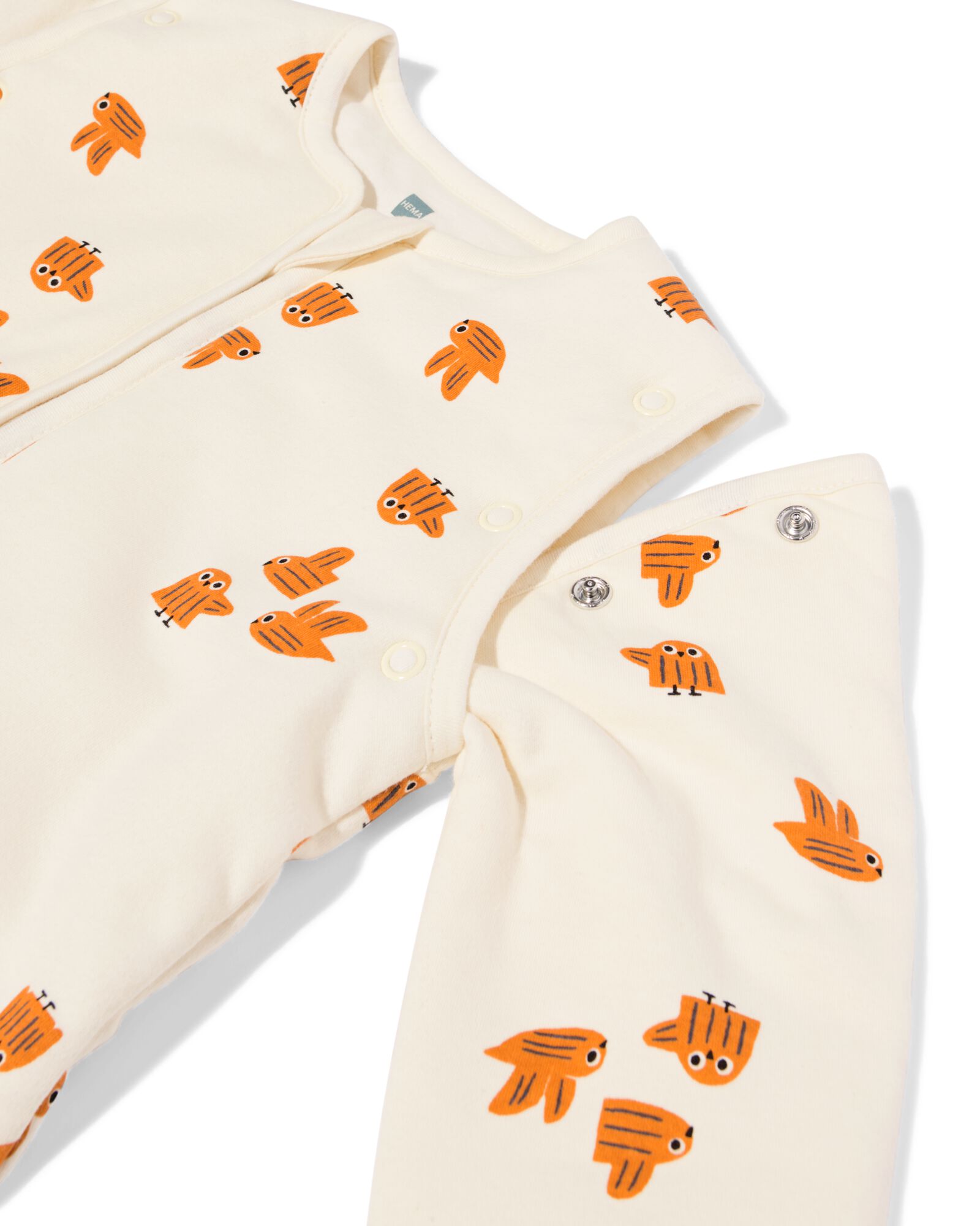 gigoteuse avec manches amovibles coton tog 3,0 hiboux  beige - 33366550BEIGE - HEMA