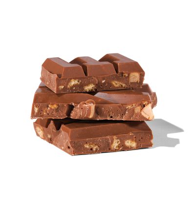 tablette de chocolat au lait gaufre hollandaise caramel 180g - 10350036 - HEMA