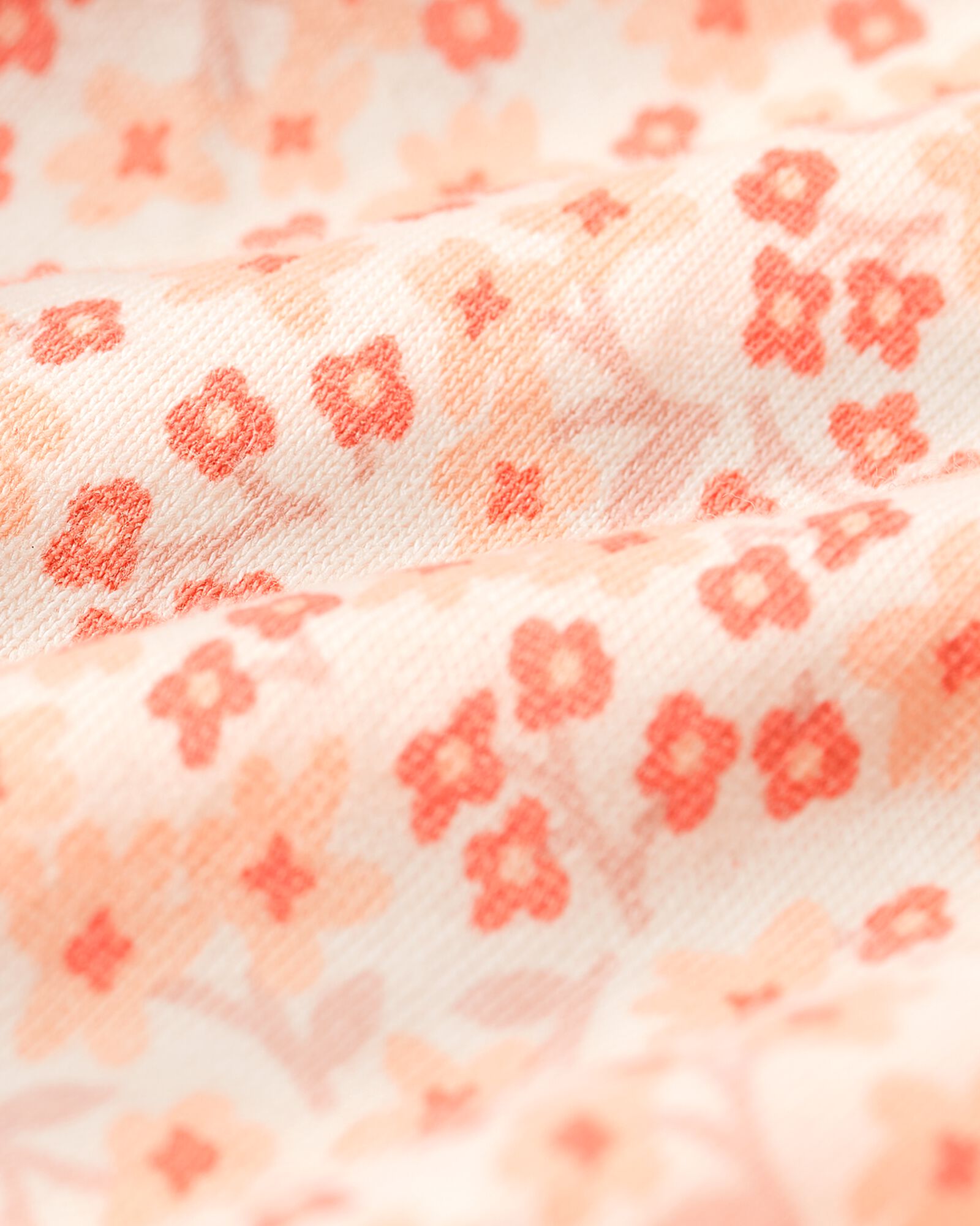 housse de matelas &agrave; langer 50x70cm jersey fleurs - 33301260 - HEMA