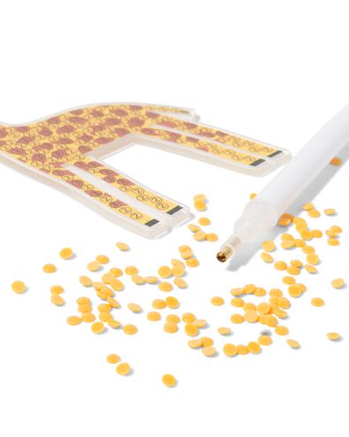 diamantcreaties sleutelhanger giraf - 15900354 - HEMA