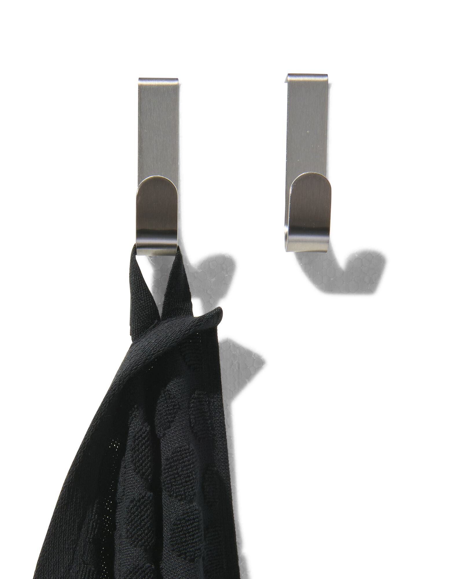 2 crochets de porte inox - 80301252 - HEMA