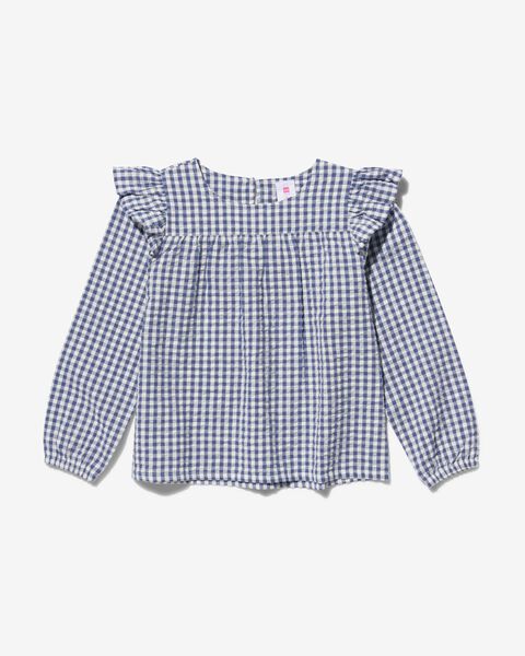 chemise enfant seersucker lichtblauw - 1000030016 - HEMA